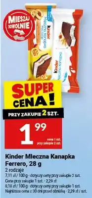Twój Market Kinder Mleczna Kanapka Ferrero oferta