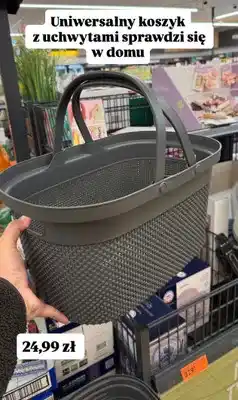 Biedronka Uniwersalny koszyk z uchwytami oferta