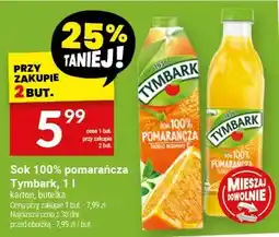 Twój Market Sok 100% pomarańcza Tymbark oferta