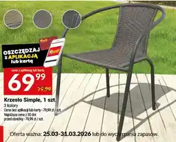 Twój Market Krzesło Simple, 1 szt oferta