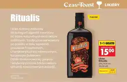 Biedronka Likier Rituals 1+1 GRATIS oferta