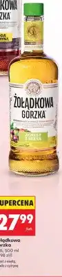 Biedronka Wódka Żołądkowa Gorzka agrest z miętą oferta