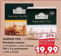 Kaufland Herbata czarna w torebkach, różne rodzaje oferta