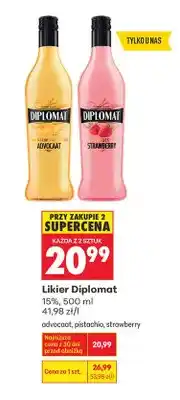 Biedronka Likier Diplomat strawberry oferta