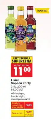 Biedronka Likier Soplica Party wiśnia cytryna oferta