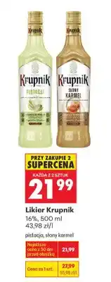 Biedronka Likier Krupnik słony karmel oferta