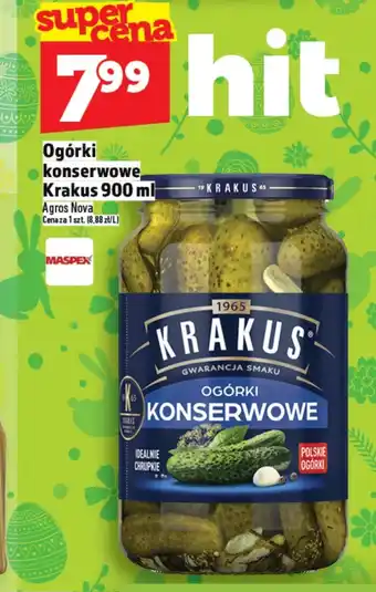 Topaz Ogórki konserwowe Krakus oferta