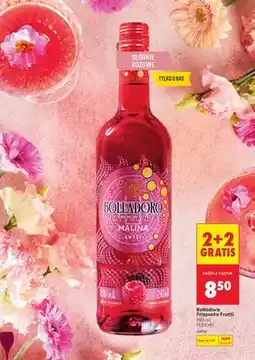 Biedronka Wino bezalkoholowe, musujące Frizzante Frutti malina 2+2 GRATIS oferta
