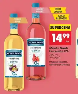 Biedronka Wino bezalkoholowe, musujące Frizzante 0% Maracuja Moscato, Watermelon Moscato oferta