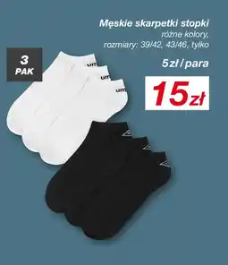 KiK Męskie skarpetki stopki oferta