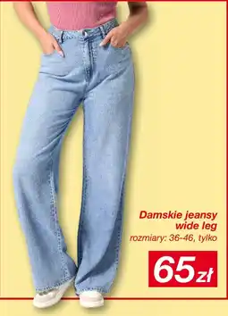 KiK Damskie jeansy wide leg oferta