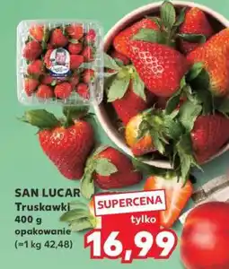 Kaufland SAN LUCAR Truskawki 400 g opakowanie oferta