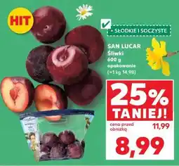 Kaufland SAN LUCAR Śliwki 600 g opakowanie oferta
