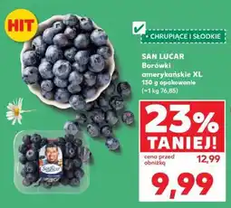 Kaufland SAN LUCAR Borówki amerykańskie XL 130 g opakowanie oferta