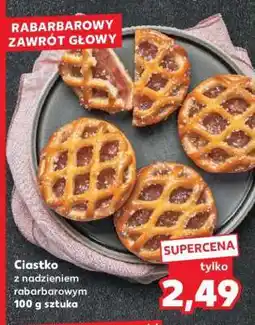 Kaufland Ciastko z nadzieniem rabarbarowym 100 g sztuka oferta