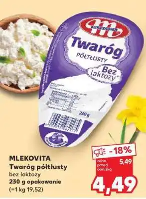 Kaufland MLEKOVITA Twaróg półtłusty oferta