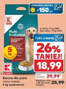 Kaufland Karma dla psów oferta