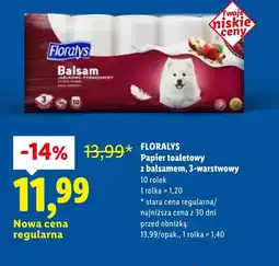Lidl Papier toaletowy Floralys oferta