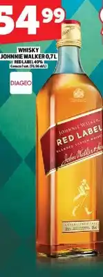 Topaz Whisky Johnnie Walker Red Label oferta