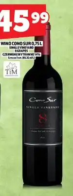 Topaz Wino Cono Sur Single Vineyard 8 Grapes czerwone wytrawne 14% oferta