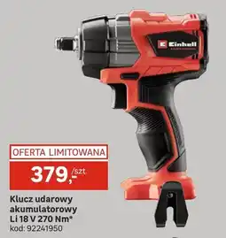 Leroy Merlin Klucz udarowy akumulatorowy Li 18 V 270 Nm+ oferta