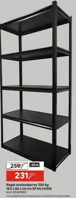 Leroy Merlin Regał wodoodporny 200 kg 183 x 90 x 45 cm 5P oferta