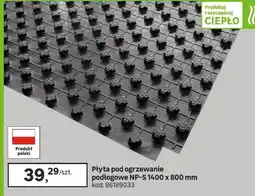 Leroy Merlin Płyta pod ogrzewanie podłogowe NP-S 1400 x 800 mm oferta