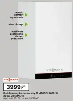 Leroy Merlin Kocioł gazowy kondensacyjny 2F Vitodens 050-W 25 kW oferta