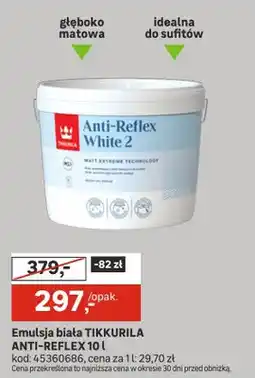 Leroy Merlin Emulsja biała Tikkurila Anti-Reflex oferta