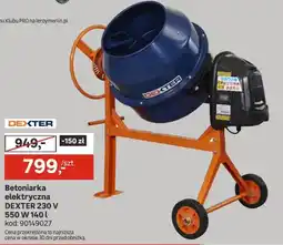 Leroy Merlin Betoniarka elektryczna DEXTER 230 V 550 W oferta