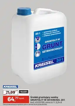 Leroy Merlin Środek gruntujący wodny GRUNTOLIT-W 301 KREISEL oferta