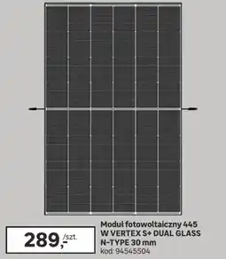 Leroy Merlin Moduł fotowoltaiczny 445 W Vertex S+ Dual Glass N-Type 30 mm oferta