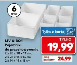 Kaufland Pojemniki do przechowywania 6 szt oferta