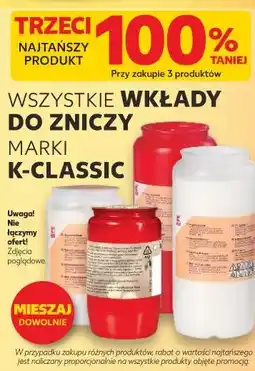Kaufland WSZYSTKIE WKŁADY DO ZNICZY MARKI K-CLASSIC oferta