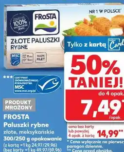 Kaufland FROSTA Paluszki rybne złote, meksykańskie oferta