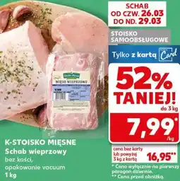 Kaufland Schab wieprzowy oferta