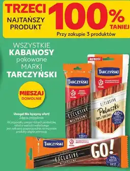 Kaufland Wszystkie kabanosy pakowane marki Tarczyński oferta