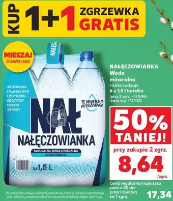 Kaufland NAŁĘCZOWIANKA Woda mineralna oferta