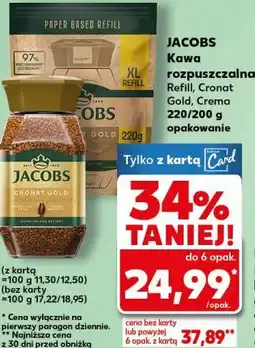 Kaufland Jacobs Kawa rozpuszczalna oferta