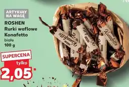 Kaufland ROSHEN Rurki waflowe Konafetto białe oferta
