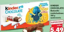Kaufland KINDER CHOCOLATE Batoniki czekoladowe oferta