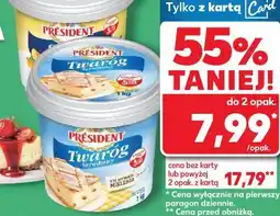 Kaufland PR9SIDENT Twar3g sernikowy lub Serek waniliowy oferta