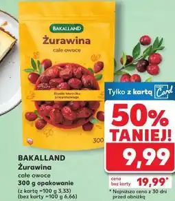Kaufland Bakalland Żurawina oferta