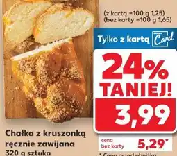 Kaufland Chałka z kruszonką ręcznie zawijana oferta