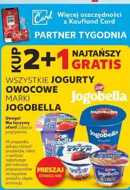 Kaufland WSZYSTKIE JOGURTY OWOCOWE MARKI JOGOBELLA oferta