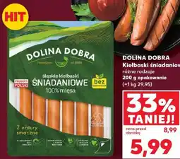 Kaufland DOLINA DOBRA Kiełbaski śniadaniowe oferta