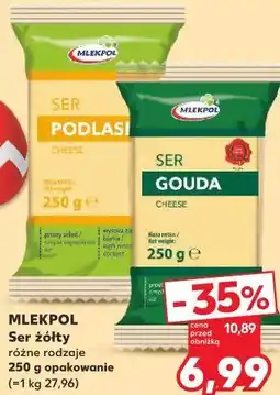 Kaufland MLEKPOL Ser żółty różne rodzaje oferta