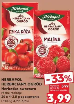Kaufland HERBAPOL HERBACIANY OGRÓD Herbata owocowa oferta