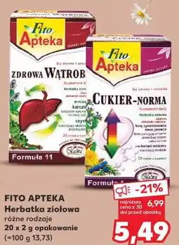 Kaufland FITO APTEKA Herbata ziołowa oferta