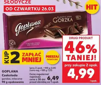 Kaufland GOPLANA Czekolada oferta